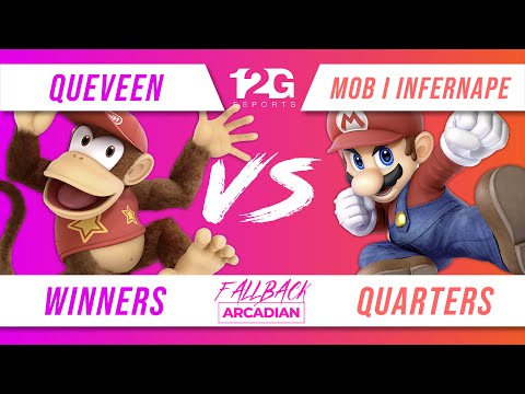 Fall Back Arcadian - MOB | Infernape (Diddy Kong) v. Queveen (Mario) - Winners Quarters