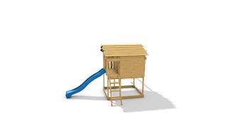 Dětský domeček Monkey´s Home Chatrč pirát Bart
