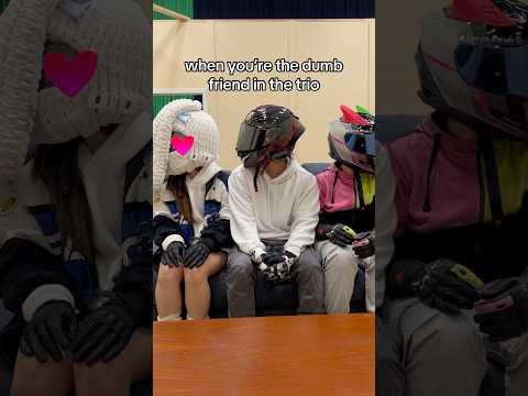 we all have that one friend in the trio #biker #bikergirl #biketok #friendship #bikerboy