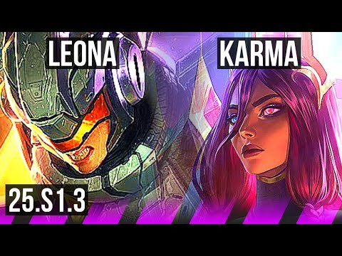 LEONA & Miss Fortune vs KARMA & Jhin (SUP) | KR Master | 25.S1.3