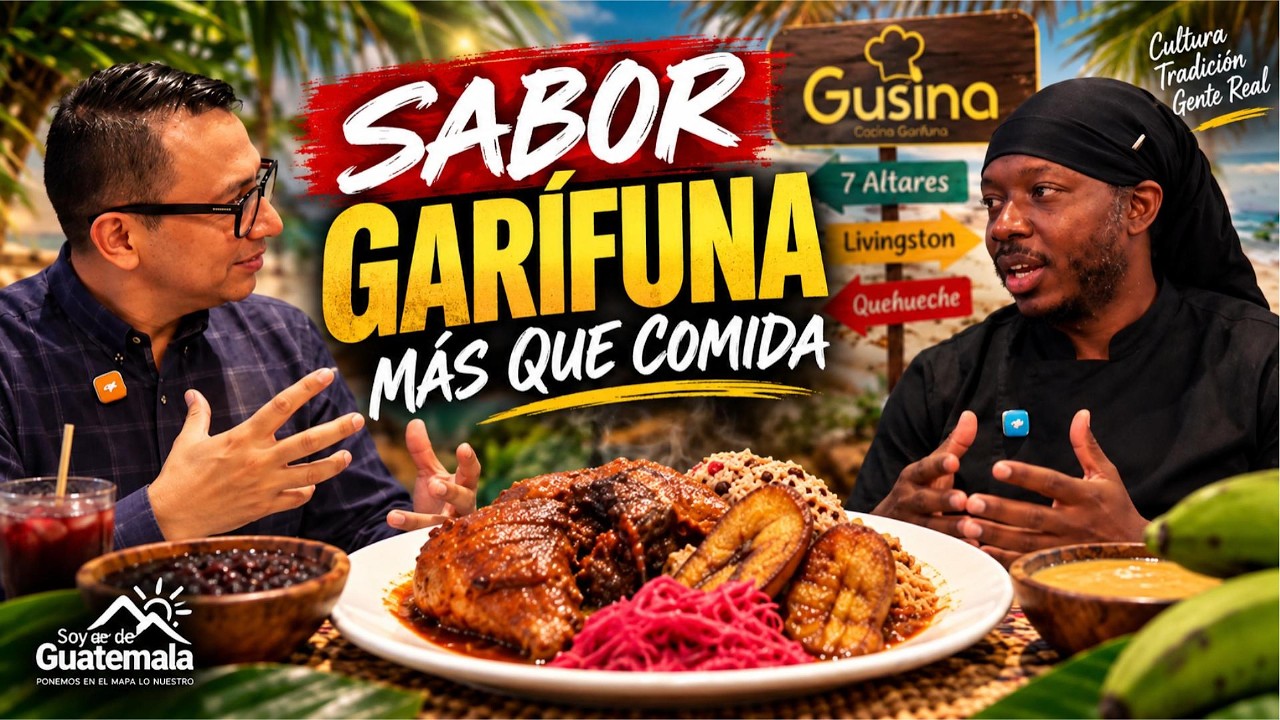 Carlos Caballeros, chef garífuna de Gusina Garífuna en Guatemala