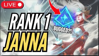 RANK 1 JANNA REVIEW DAY - INSANE OP STRAT DISCOVERED
