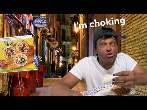 BEEF & CHEESE TOSTADAS with Green Bell Pepper, Tomato...