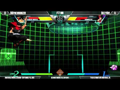 Huntsville UMvC3 Session II - FT7 - DiSynchronizer vs DizzyDee