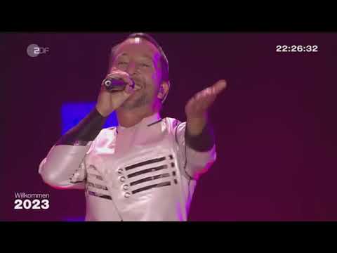 Willkommen 2023 Schow zdf in Berlin am Brandenburger Tor live Silvester DJ bobo