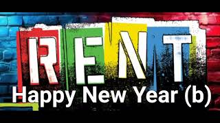 Happy new year B karaoke Rent the musical