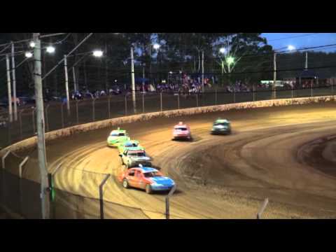Modified Production - Heat 10 - Aussie Open - Maryborough Speedway - 29.12.12