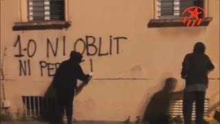 Accions d'ARRAN contra les comissaries de la Policia Nacional i la Guàrdia Civil