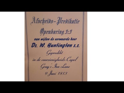 𝐎𝐩𝐞𝐧𝐛𝐚𝐫𝐢𝐧𝐠𝐞𝐧 𝟑 : 𝟑__ Ds W Huntington_Saved Sinner._Voorzienigheids Capel Gray's Inn Lane 9 june 1813