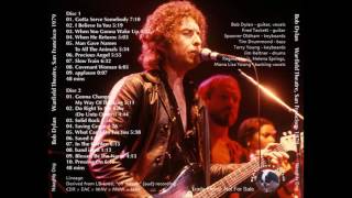 BOB DYLAN   San Francisco, CA; November 8, 1979 disc # 2