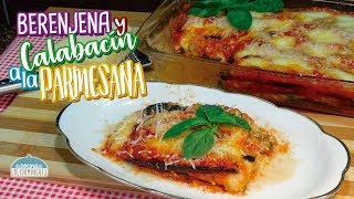 Receta de Berenjena y calabacín a la parmesana, muy fácil de preparar. Loli Dominguez - Semana Santa