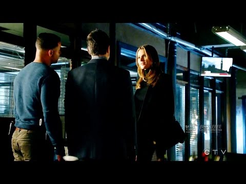 Castle 8x18 Beckett Takes Espo & Ryan For Celebration Drink “Backstabber” Season 8 Episode 18
