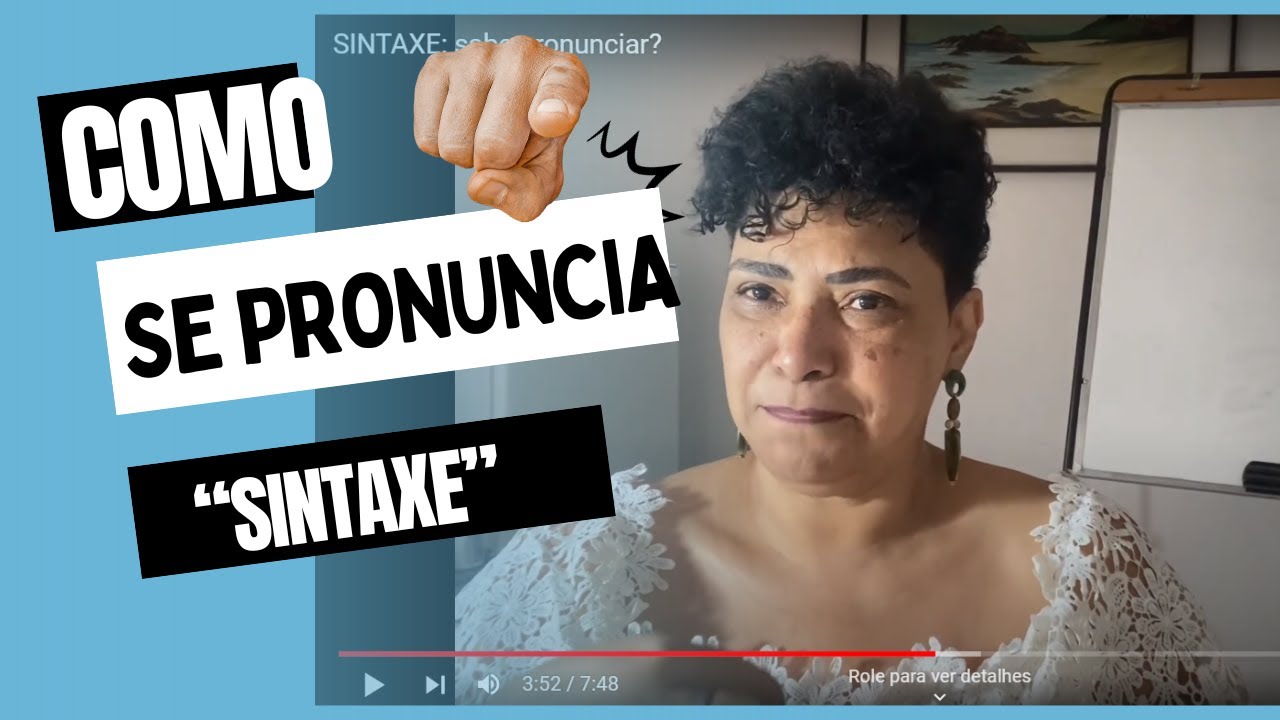 SINTAXE: sabe pronunciar?