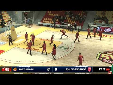 St Vallier vs Chalon sur Saône, France ProB 21-22