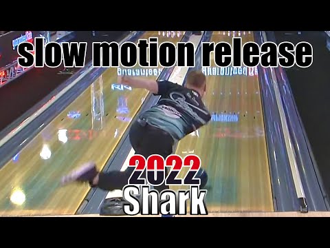 2022 PBA Shark slow motion release - PBA Bowling