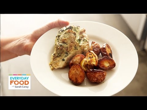 Chicken Breasts with Parsley-Caper Pesto - Everyday Food with Sarah Carey