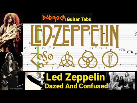 Dazed And Confused - Led Zeppelin - Guitar + Bass TABS Lesson