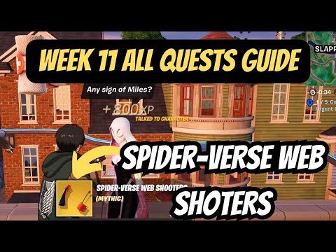 Fortnite All Week 11 Season Quests Guide + EASIEST WAY TO COLLECT THE SPIDER - Chapter 4 Season 2