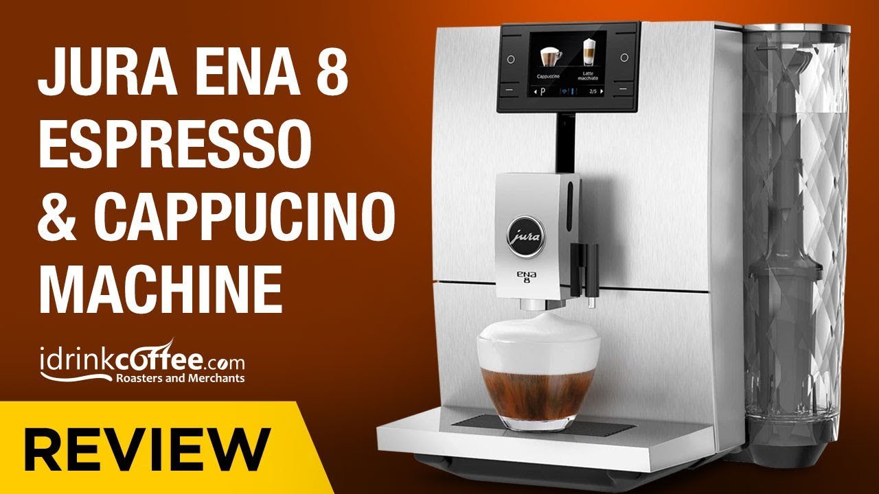 Jura Ena 8 Super Automatic Espresso Machine - Metropolitan Black video