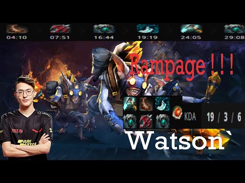 Watson` Meepo Mid [Rampage] Gameplay Patch 7.31b - Dota 2 Full Gameplay player perspective