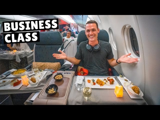 Travel vlog - Turkish Airlines BUSINESS CLASS (full tour of New Istanbul Airport Business Lounge)