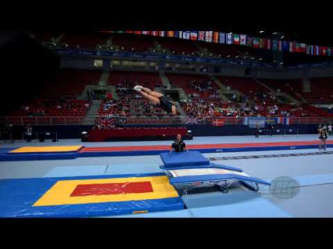 DIBB Bronwyn (NZL) - 2017 Trampoline Worlds, Sofia (BUL) - Qualification Double Mini Routine 1