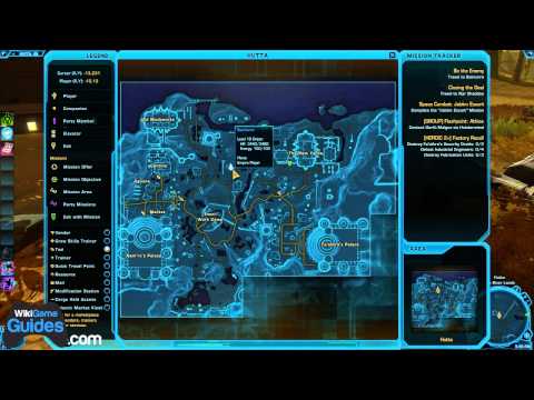 SWTOR Datacron Locations - Hutta (3 Datacrons, Presence +2, Aim +2, Blue Matrix Shard)