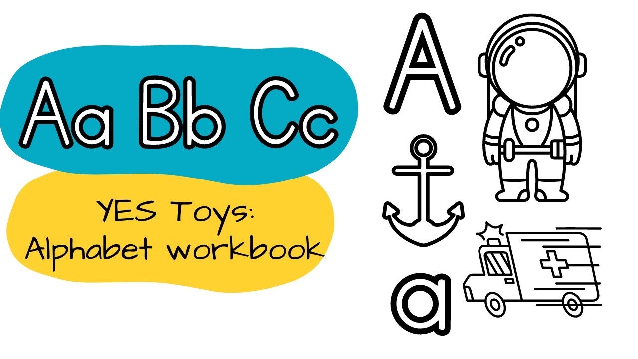 Alphabet Letters| Letter A & things that start with A Coloring Page| YES Toys