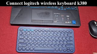 Video thumbnail for How to connect logitech wireless keyboard k380 by IT Magics