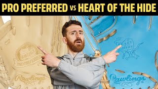 Pro Preferred vs. Heart of the Hide According to Rawlings