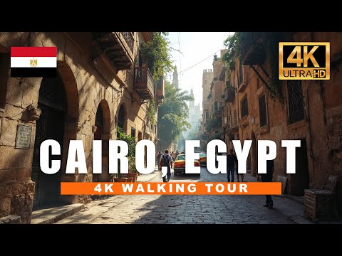 4K Cairo Walking Tour: Explore Heliopolis and Old Cairo, Egypt | 4K HDR 60fps