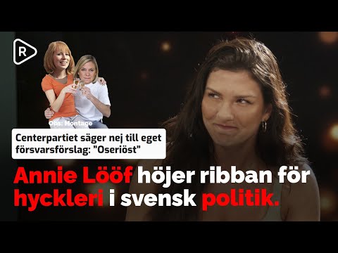 Rebecka: Annie Lööf höjer ribban för hyckleri | Säger nej till sitt eget förslag