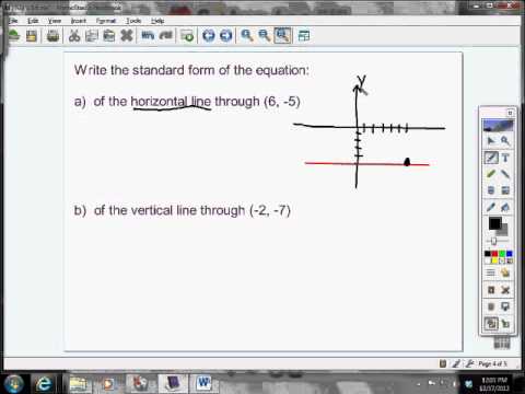 Horizontal Line  Definition, Equations & Examples - Video