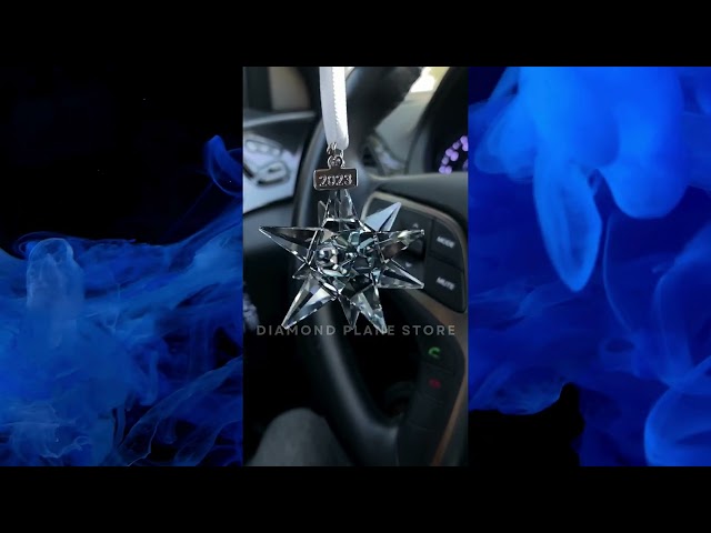 تعليقة كريستال للسيارة والمنزل 3D اسود