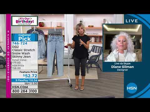 DG2 by Diane Gilman Classic Stretch Snow Wash Skinny Jean