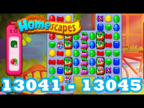 Homescapes Level 13041 - 13045 HD 3 - match puzzle Gameplay | android | IOS | 13042 | 13043 | 13044