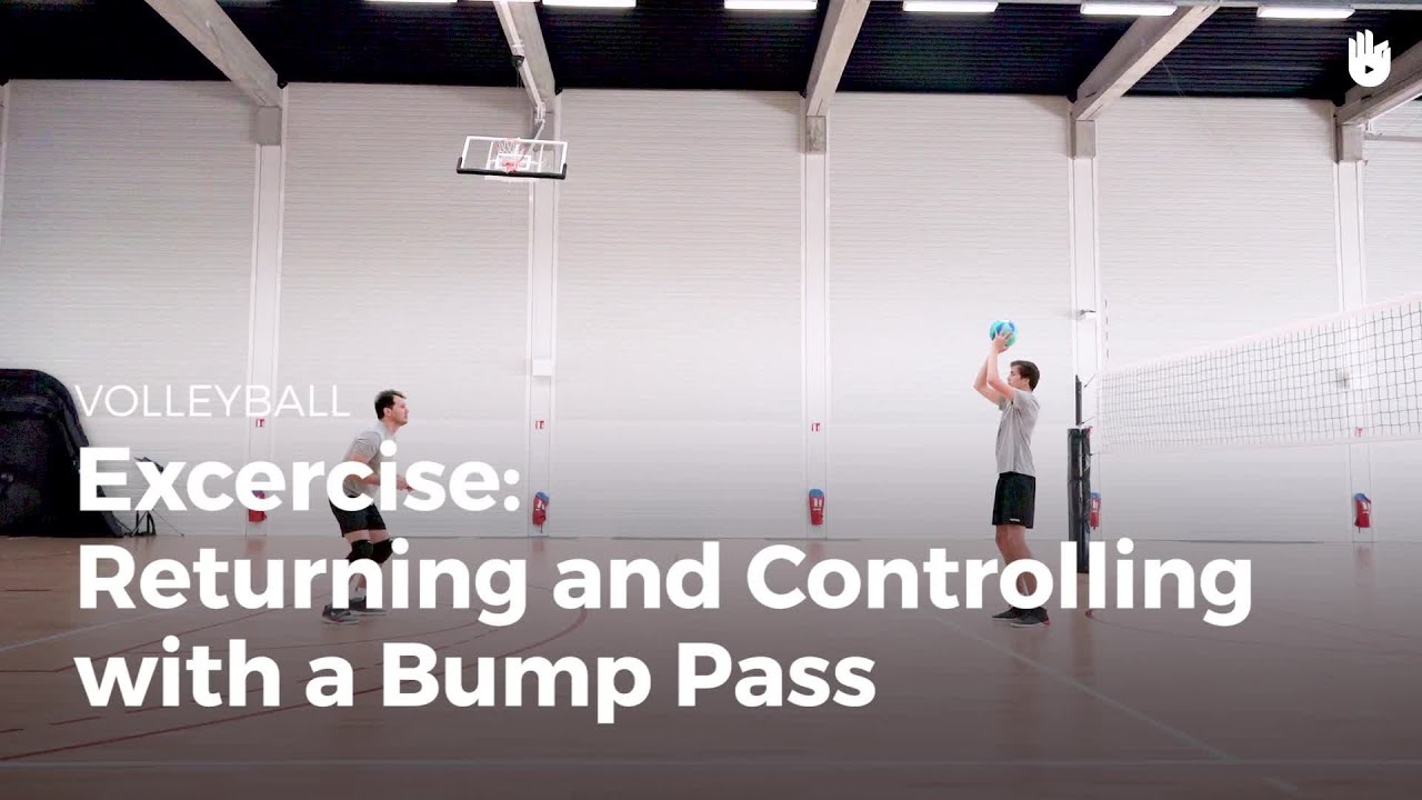 Excercise returning and controlling with a bump pass Learn to Play