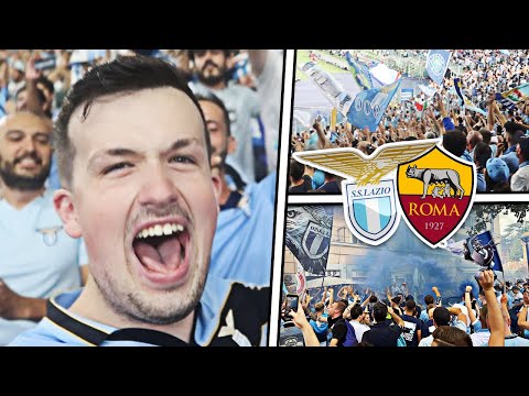 LAZIO ULTRAS, SCENES & ATMOSPHERE!! | LAZIO 3-2 ROMA - THE ROME DERBY