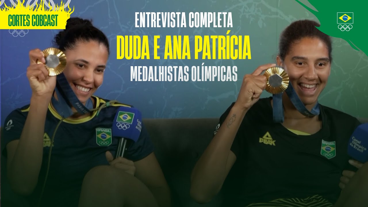 PARIS 2024 | CORTES COBCAST | ENTREVISTA COMPLETA COM AS CAMPEÃS OLÍMPICAS DUDA E ANA PATRÍCIA