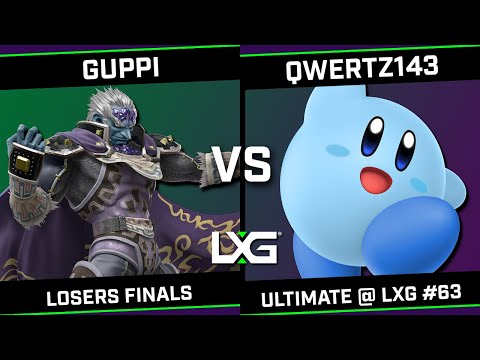 Guppi (Ganondorf/Pokemon Trainer) vs qwertz143 (Kirby) - Smash Ultimate @ LXG 63 - Losers Finals