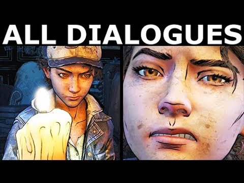 Friendship / Romance With Louis & Violet - All Dialogues - The Walking Dead Final Season 4 Episode 2