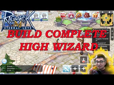 COMPLETE BUILD HIGH WIZARD Ragnarok Eternal Love ( status & skill & equip & rune ) Video