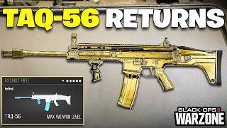 TAQ-56 RETURNS to DOMINATE WARZONE AFTER SEASON 2 UPDATE! (Best TAQ-56 Class Loadout for Warzone 3)