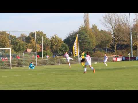 (D) ASC Nieuwland JO15-1 vs Huizen JO15-1 op 4-11-2017