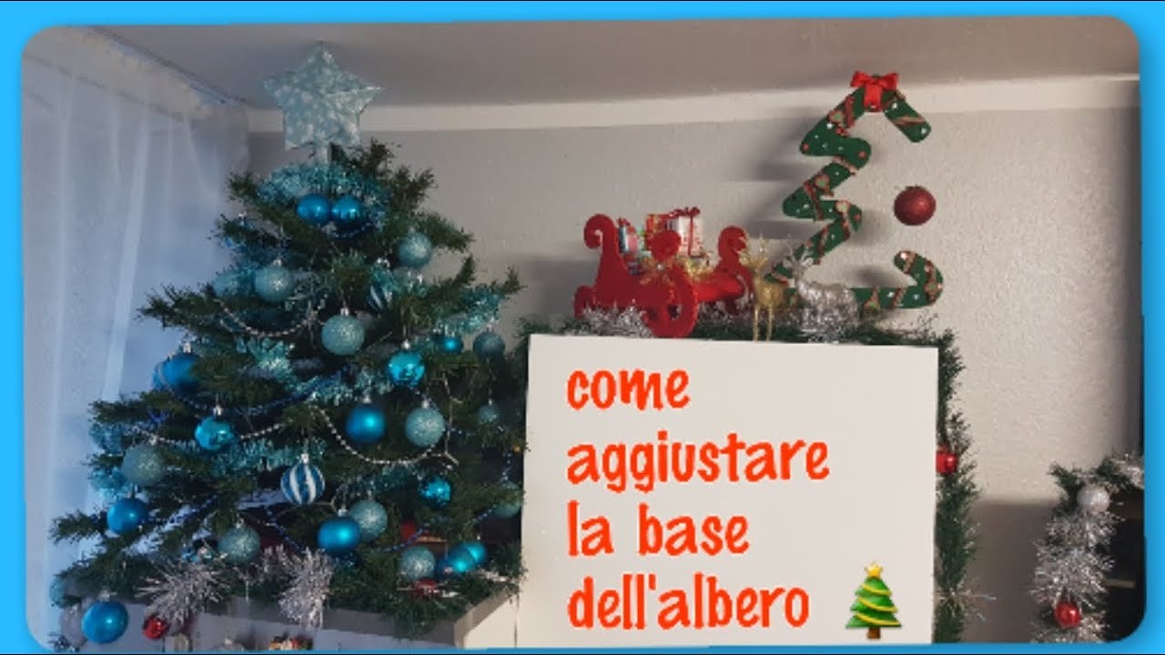come aggiustare la base dell'albero di natale??