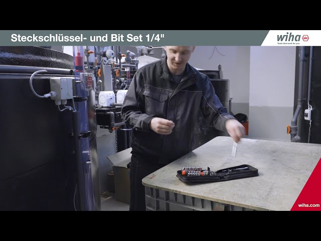 Video teaser per Tutorial: Wiha Steckschlüssel- und Bit Set 1/4"