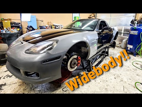 C6 Corvette Full Widebody Install How To - JD Corvette Widebody