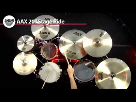 Sabian AAX 20" Stage Ride Demo | Full Compass