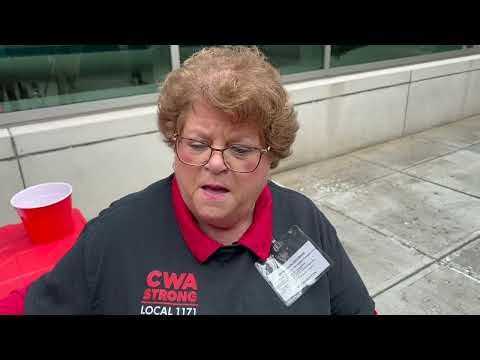 CWA Local 1171 Informational Picket at TF Green Airport in Rhode Island