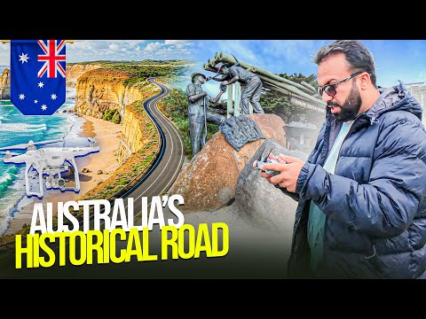Australia's 100 Years Old Great Ocean Road 🛣️ History & Memorial 🚗 Beautiful Lakes & Beaches🌊